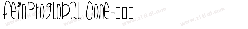 FeinProGlobal ConE字体转换
